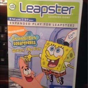 SPONGEBOB SQUAREPANTS  3 LEAPSTER OR LEAPSTER 2 GAME